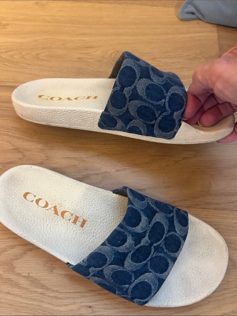 Coach jeans sandals-Sz 8 - Picture 5 of 9